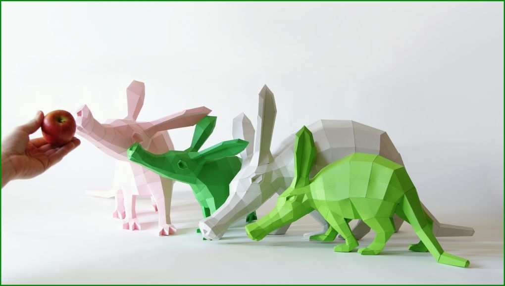 Sensationell 3d Tiere Aus Papier Vorlage 3748x2124