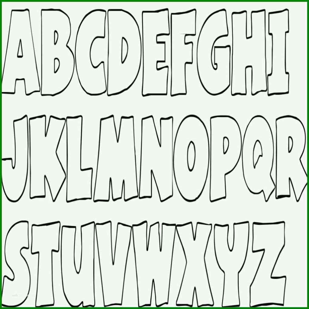 Moderne Buchstaben Vorlagen Zum Ausdrucken 1024x1024