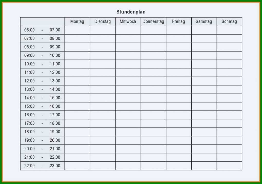 Selten Dienstplan Vorlage Pdf 1356x954