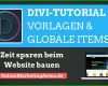 Limitierte Auflage Divi Vorlagen 1280x720