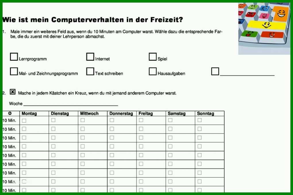 Moderne Medientagebuch Vorlage 1024x681