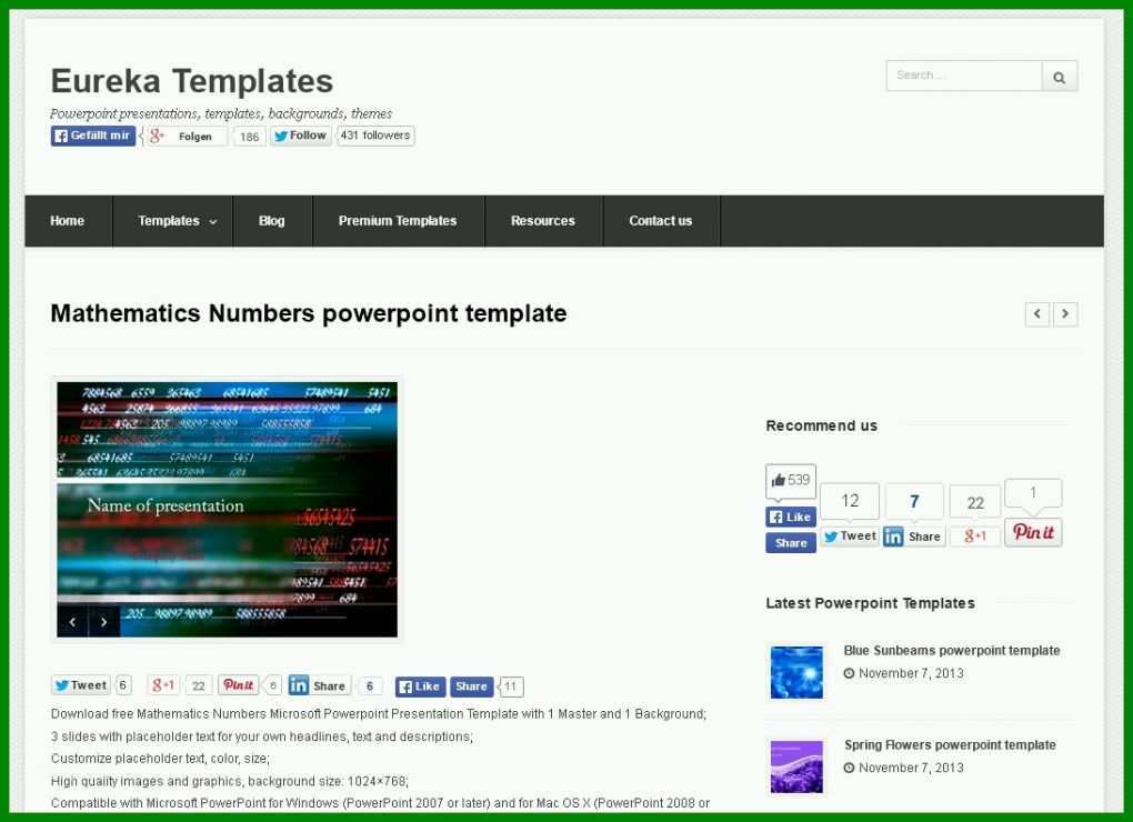 Einzahl Powerpoint Vorlagen Chemie 1092x792