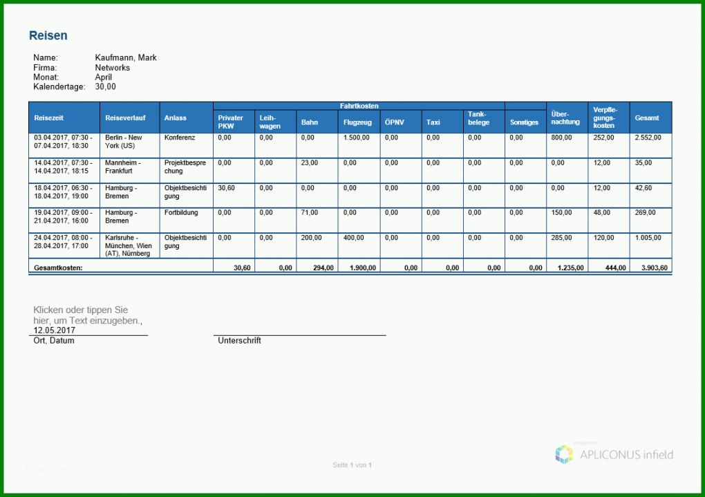 Ausgezeichnet Reisekostenabrechnung Vorlage Word 1119x789