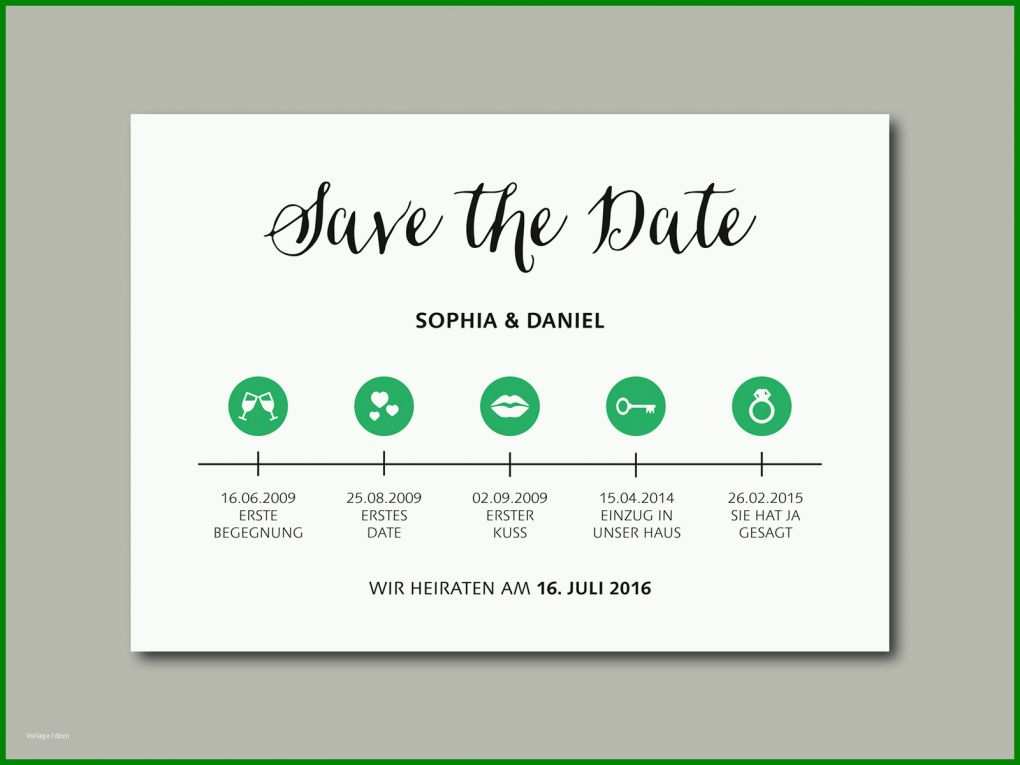 Exklusiv Save the Date Party Vorlage 1600x1200