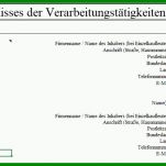 Empfohlen Verzeichnis Von Verarbeitungstätigkeiten Vorlage 1230x478