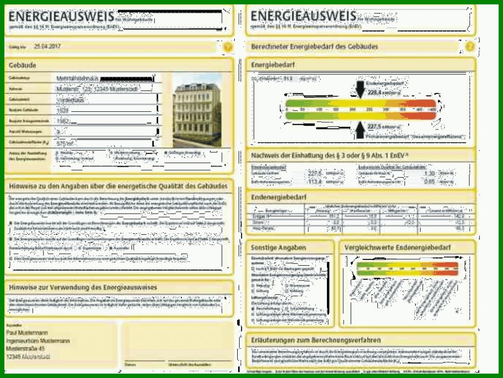 Beste Energieausweis Excel Vorlage 1037x781