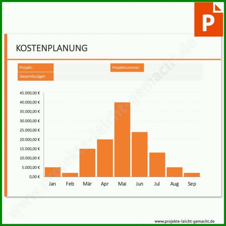 Schockieren Kostenplan Projektmanagement Vorlage 1000x1000