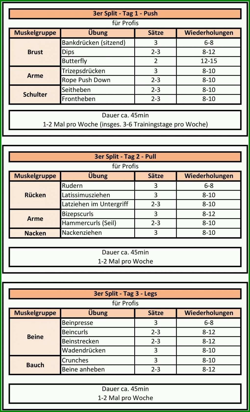 Rühren Vorlage Trainingsplan Fitnessstudio 1629x2685