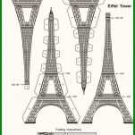 Centros De Mesa Con torre Eiffel Teil Der Eiffelturm Basteln Vorlage