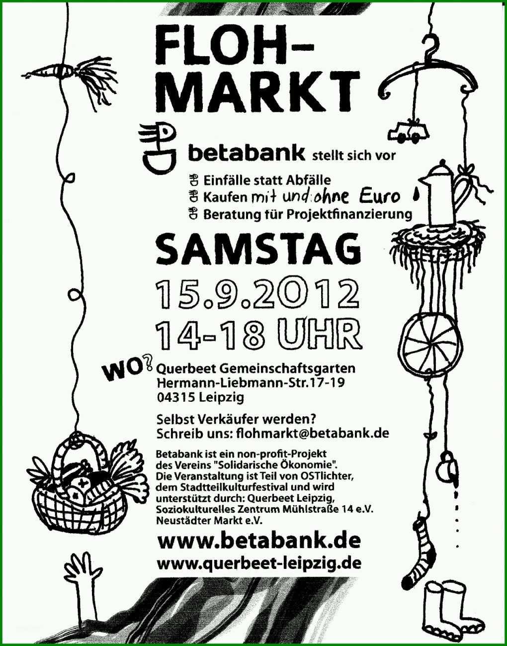 Überraschend Flohmarkt Flyer Vorlage 1290x1643