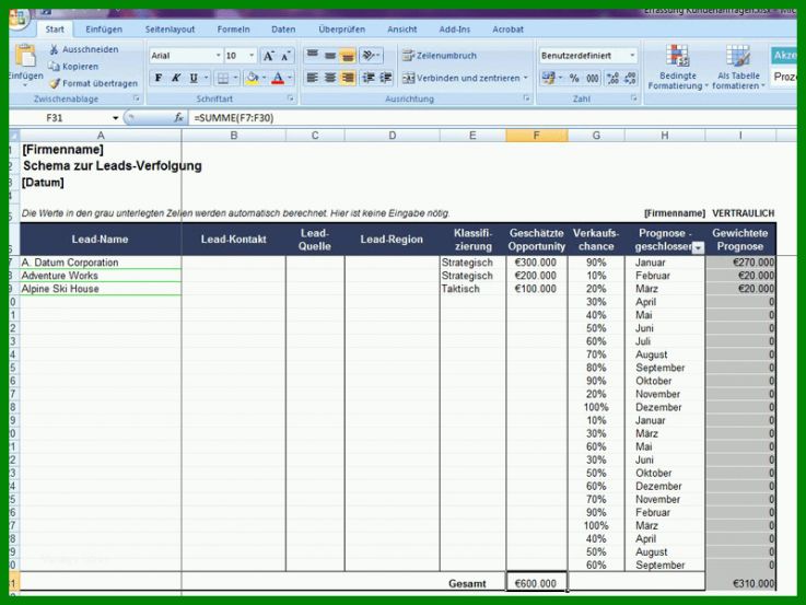 Exklusiv Kundenliste Excel Vorlage Kostenlos 800x600