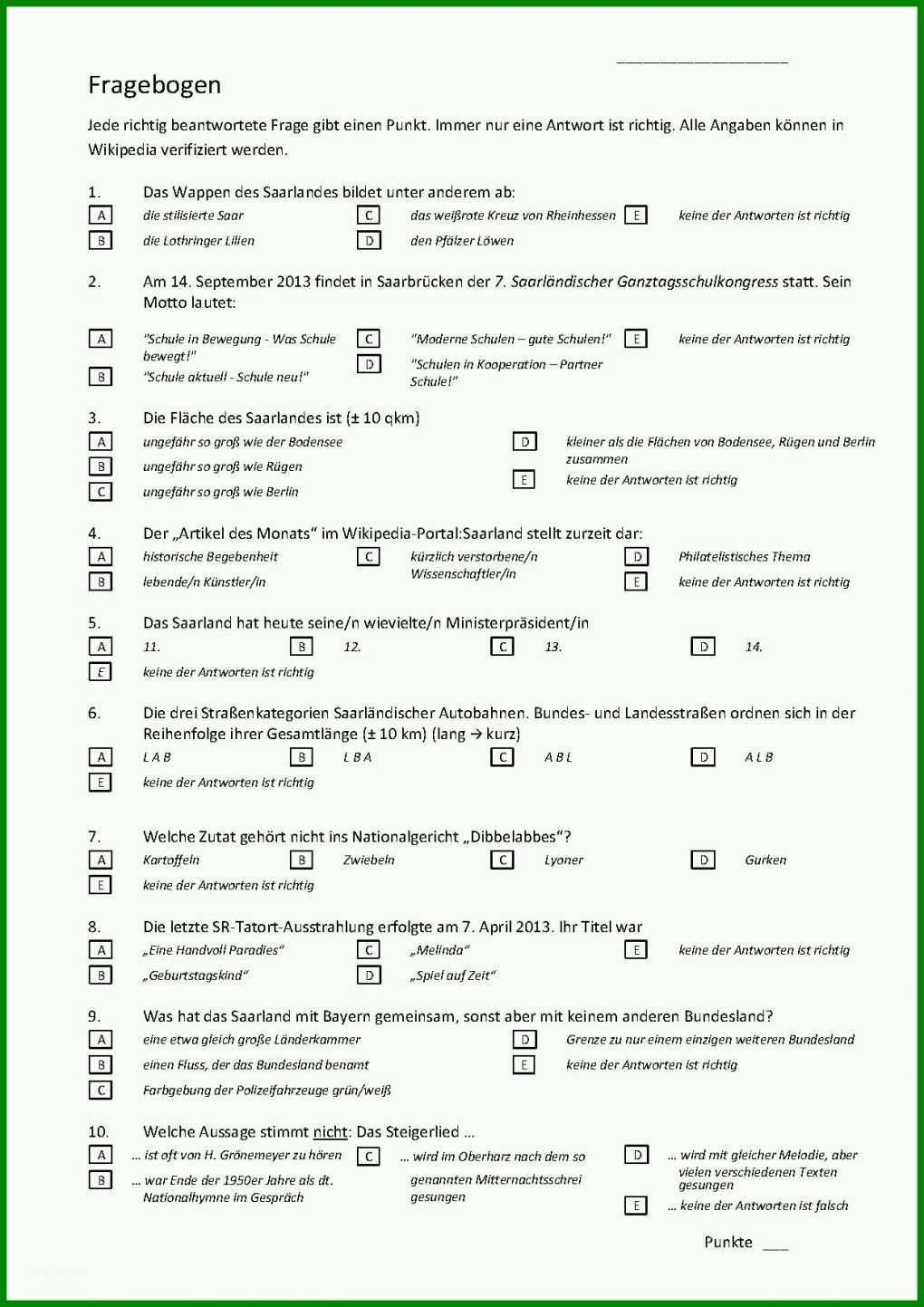 Singular Einstellungsfragebogen Vorlage 1240x1754