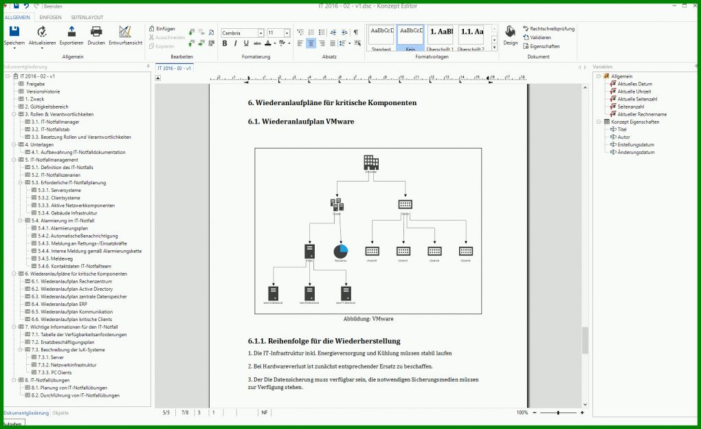 Auffällig It Infrastruktur Dokumentation Vorlage 1753x1073