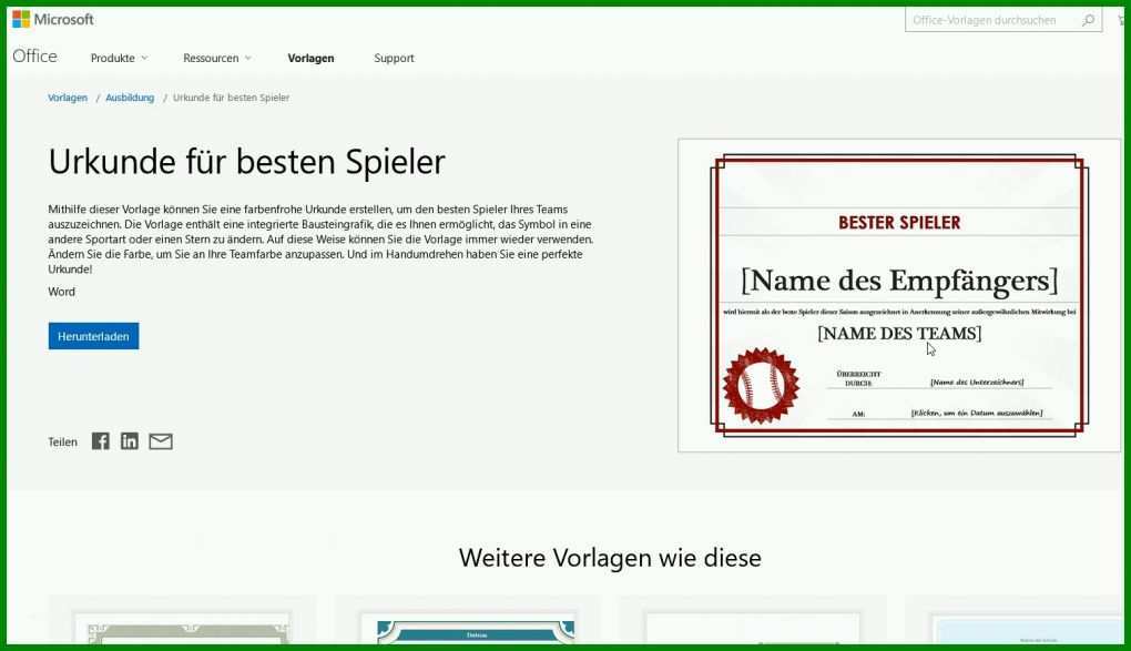 Schockieren Powerpoint Vorlage Urkunde 1513x870