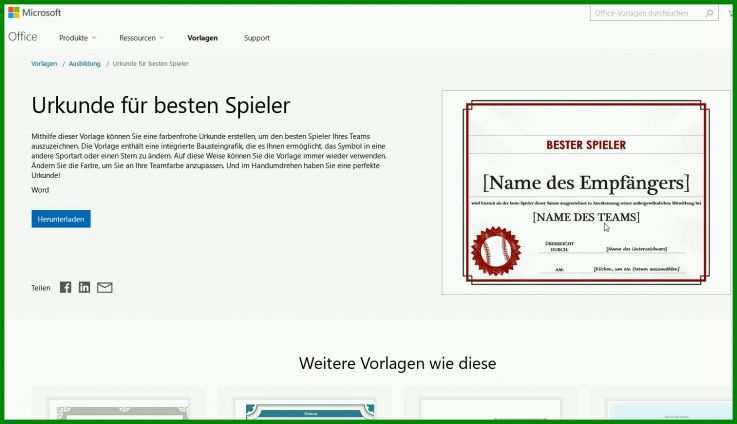 Schockieren Powerpoint Vorlage Urkunde 1513x870