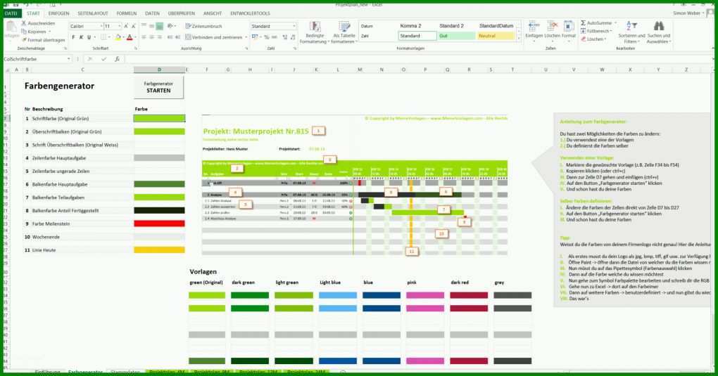 Hervorragend Projektplan Vorlage 1920x1007