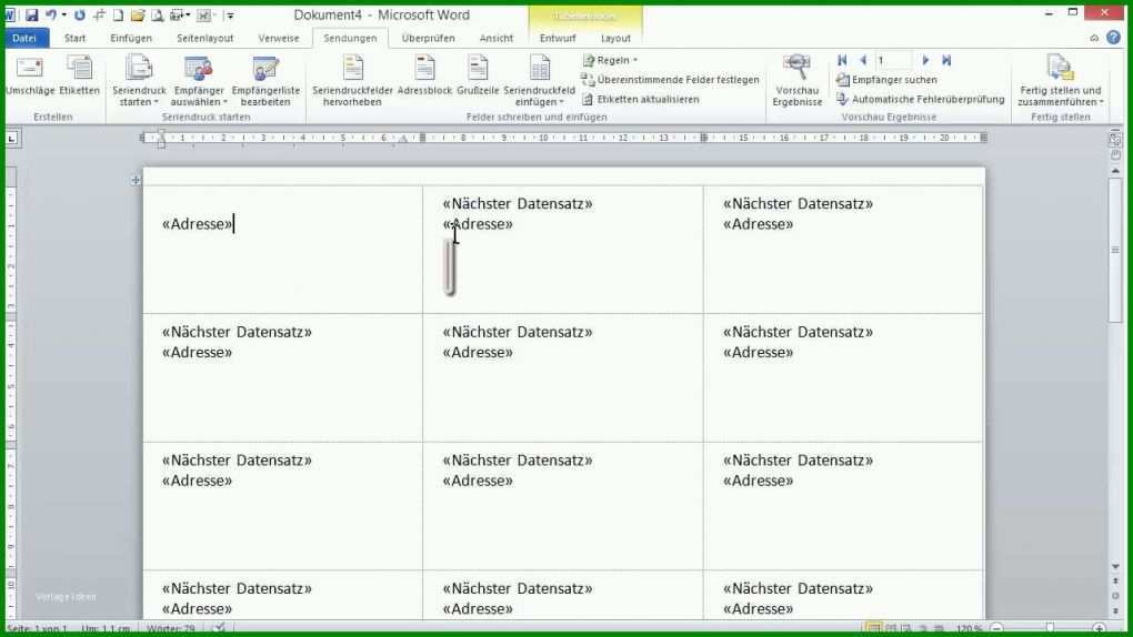 Einzahl Word Vorlage Etiketten 1280x720