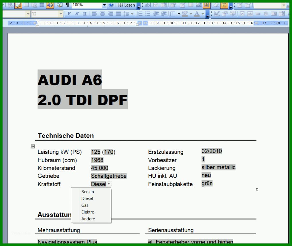 Ausgezeichnet Autoverkauf Vorlage 1033x871