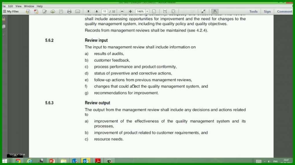 Hervorragen Management Review Iatf 16949 Vorlage 1280x718