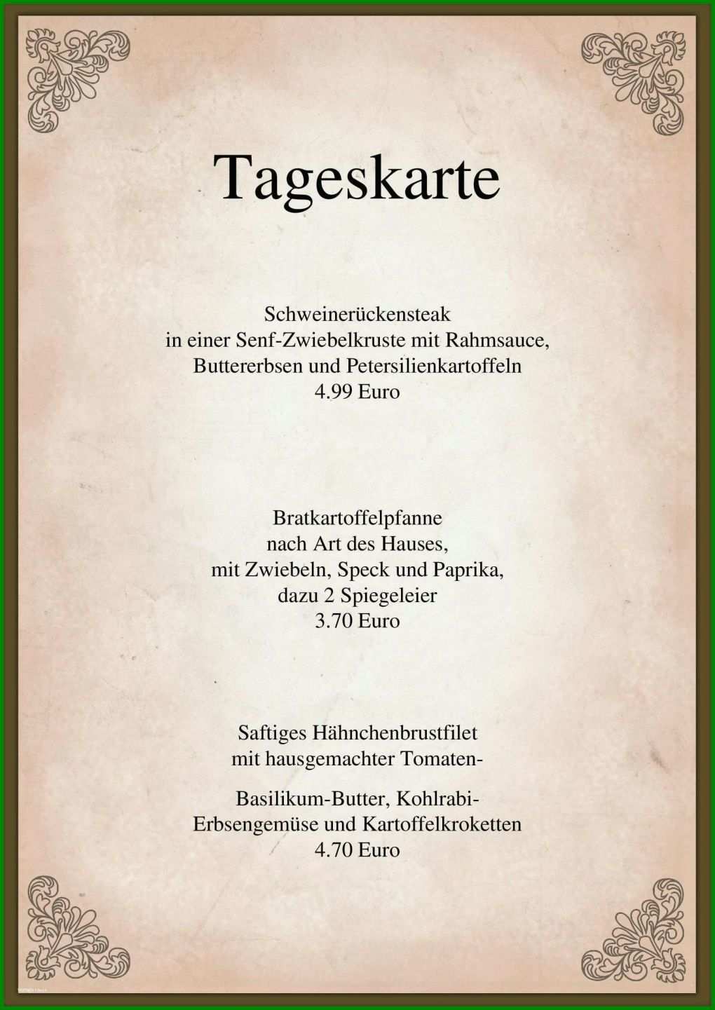 Einzigartig Menükarte Vorlage Kostenlos 1660x2345