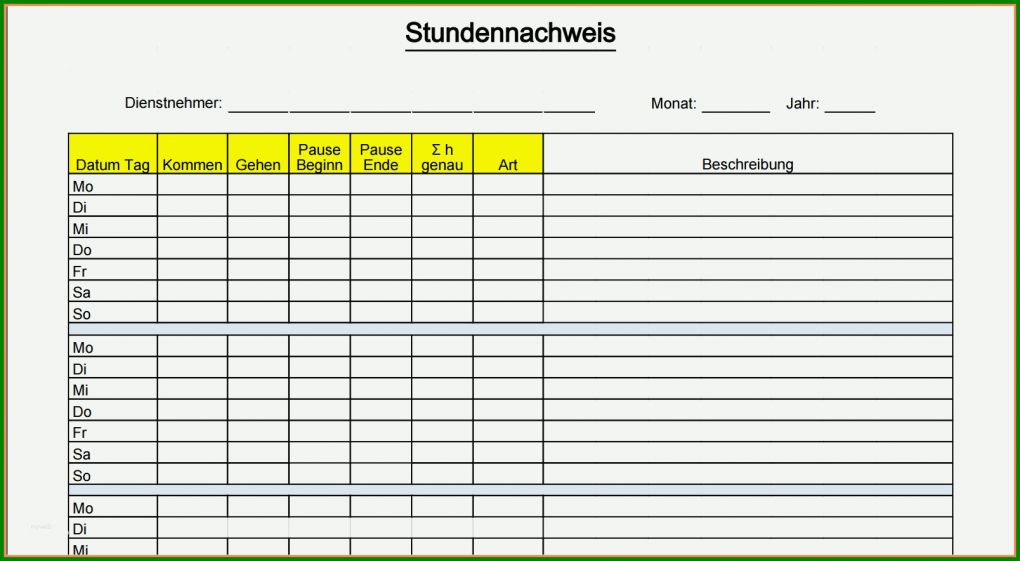 Am Beliebtesten Spesenabrechnung Vorlage Word 1608x884