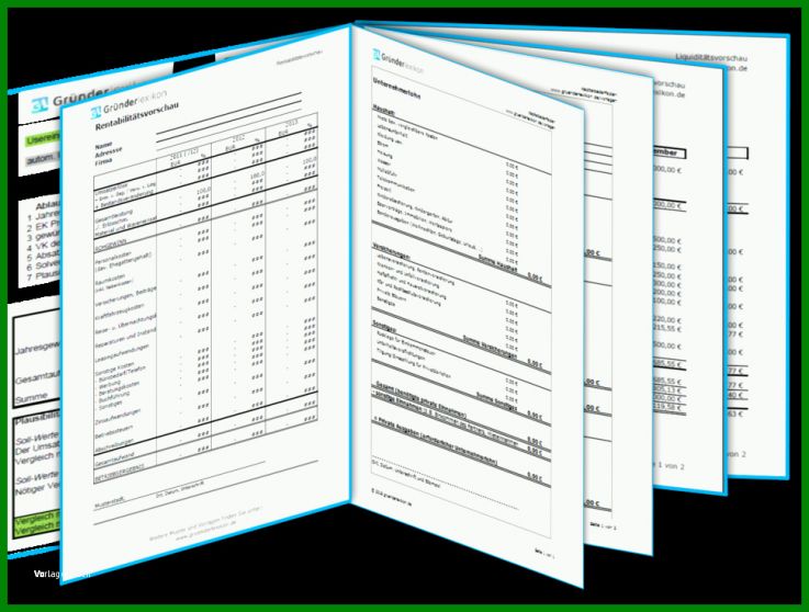 Kreativ Finanzierungsplan Vorlage 970x735