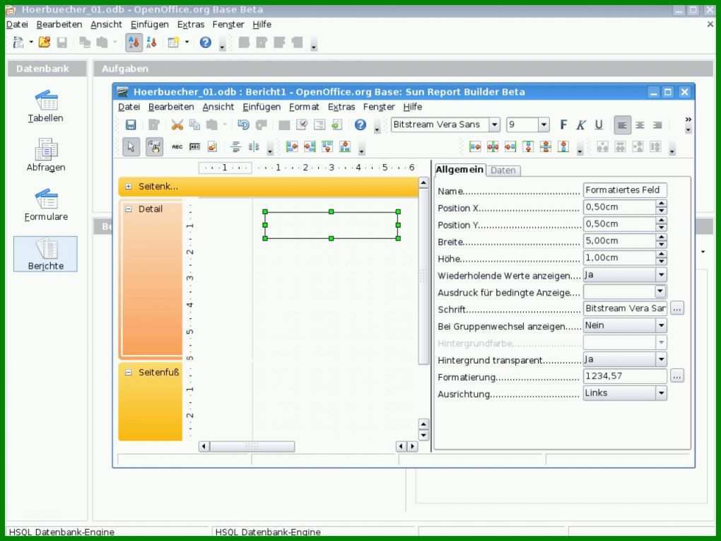 Kreativ Openoffice Datenbank Vorlagen 1280x960