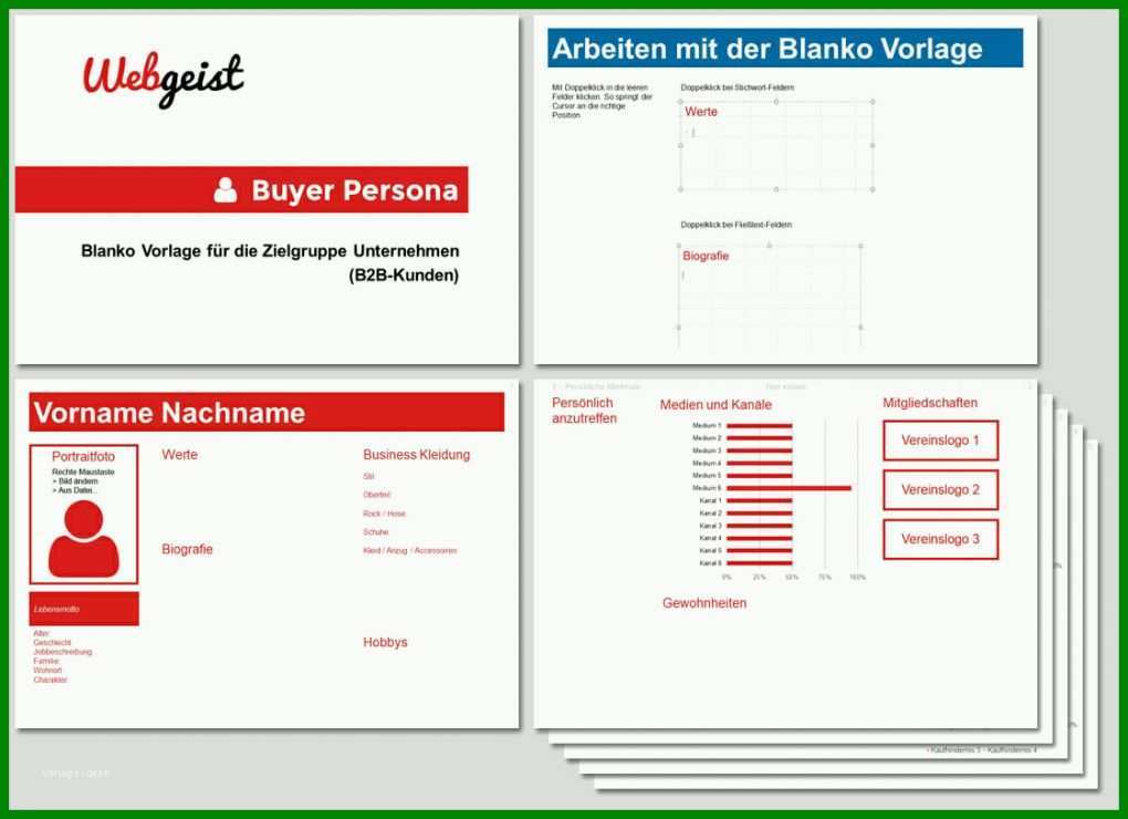 Rühren Persona Erstellen Vorlage 1120x812