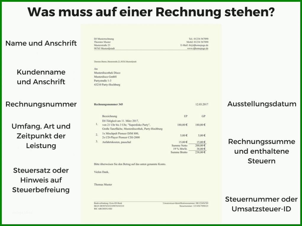 Ungewöhnlich Rechnung Ausstellen Als Privatperson Vorlage 1024x768