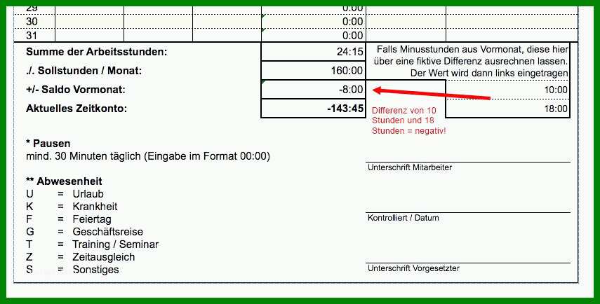 Rühren Stundenzettel Vorlage 2019 Genial Stundenzettel Zum ...