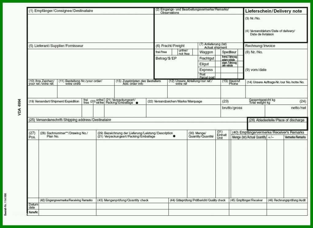 Angepasst Vda 4994 Vorlage 1046x761