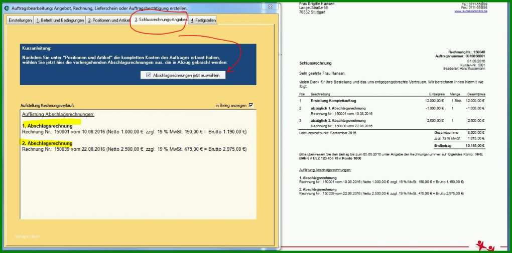 Toll Abschlagsrechnung Muster Vorlage 1410x698