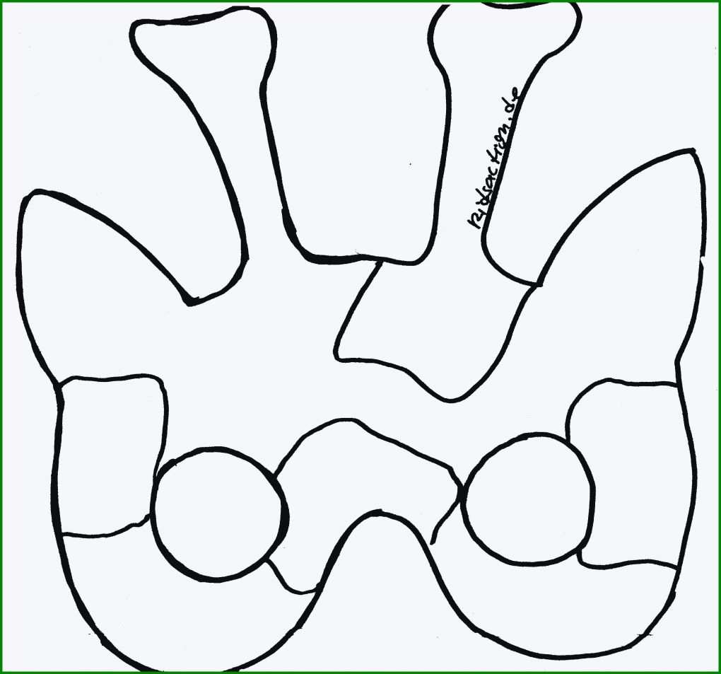 Überraschend Fasching Maske Basteln Vorlage 2664x2490