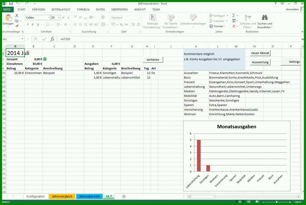 Erstaunlich Haushaltsplan Excel Vorlage 1336x895