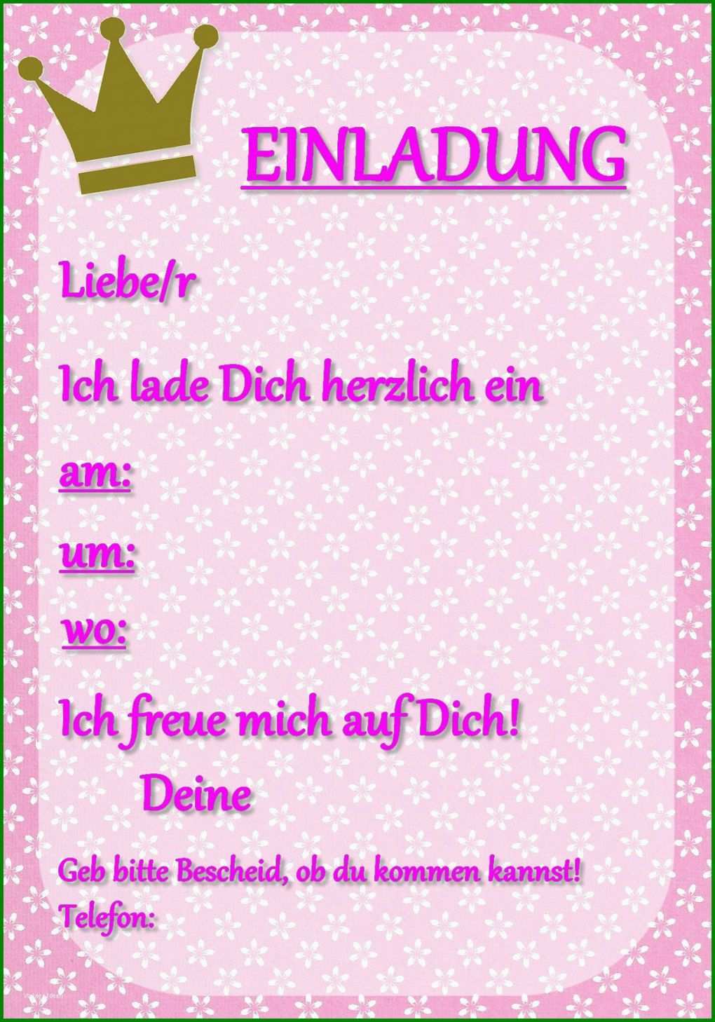 Schockieren Kindergeburtstag Einladung Text Vorlage 1240x1772