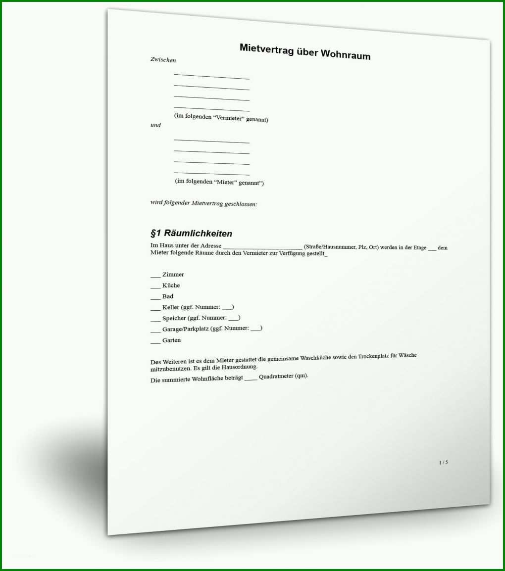 Am Beliebtesten Kündigung Mietvertrag Vermieter Vorlage Kostenlos Pdf 1534x1735