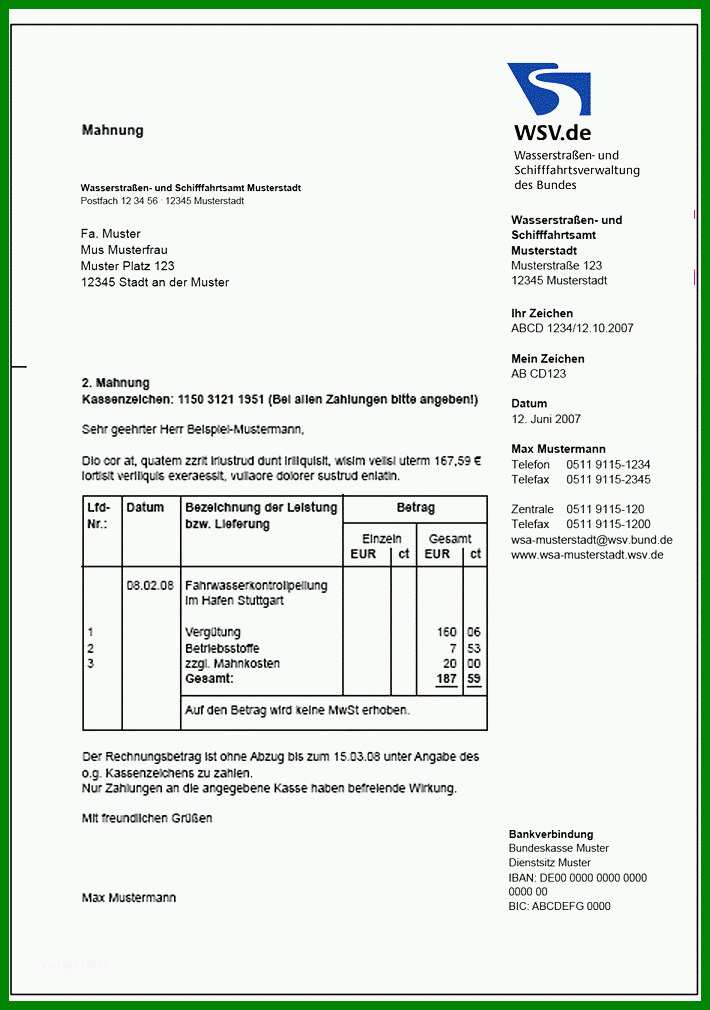 Ausgezeichnet Mahnung Miete Vorlage Vorlage Mahnung Miete ...