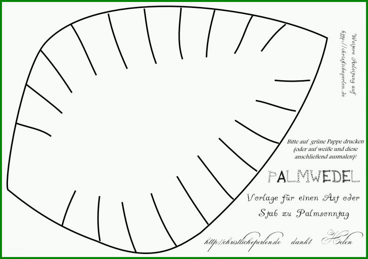 Toll Palmenblatt Vorlage 1700x1200
