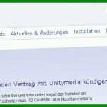 Unvergesslich Unitymedia sonderkündigung Vorlage 969x365