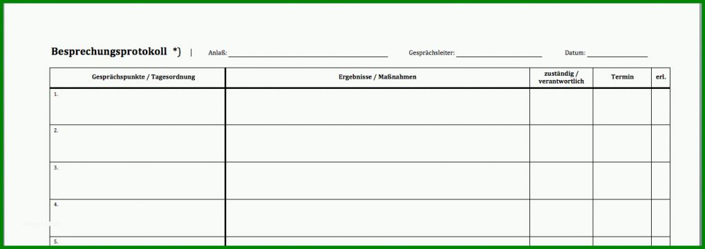 Beeindruckend Besprechungsprotokoll Vorlage Word 1281x454