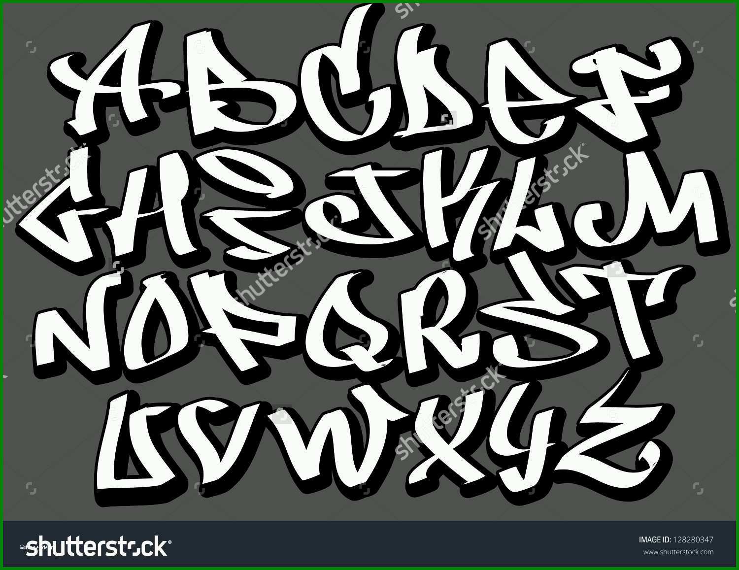 graffiti alphabet letters az
