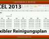 Original Reinigungsplan Vorlage Excel 1280x720