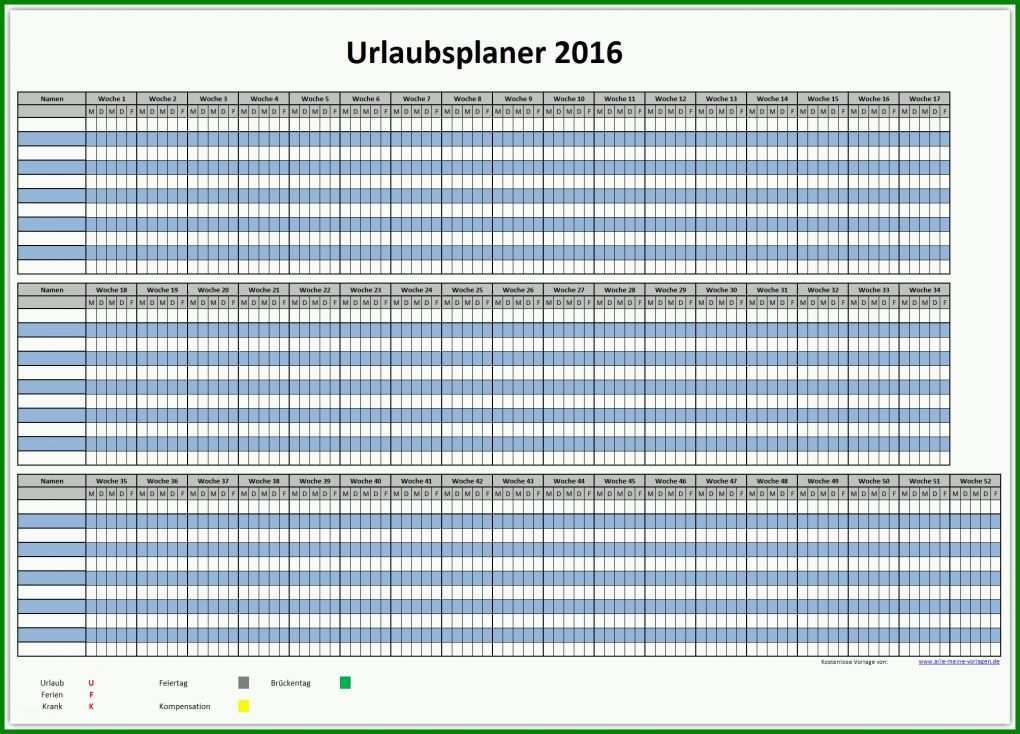 Fabelhaft Urlaubsplaner Excel Vorlage 2007x1444