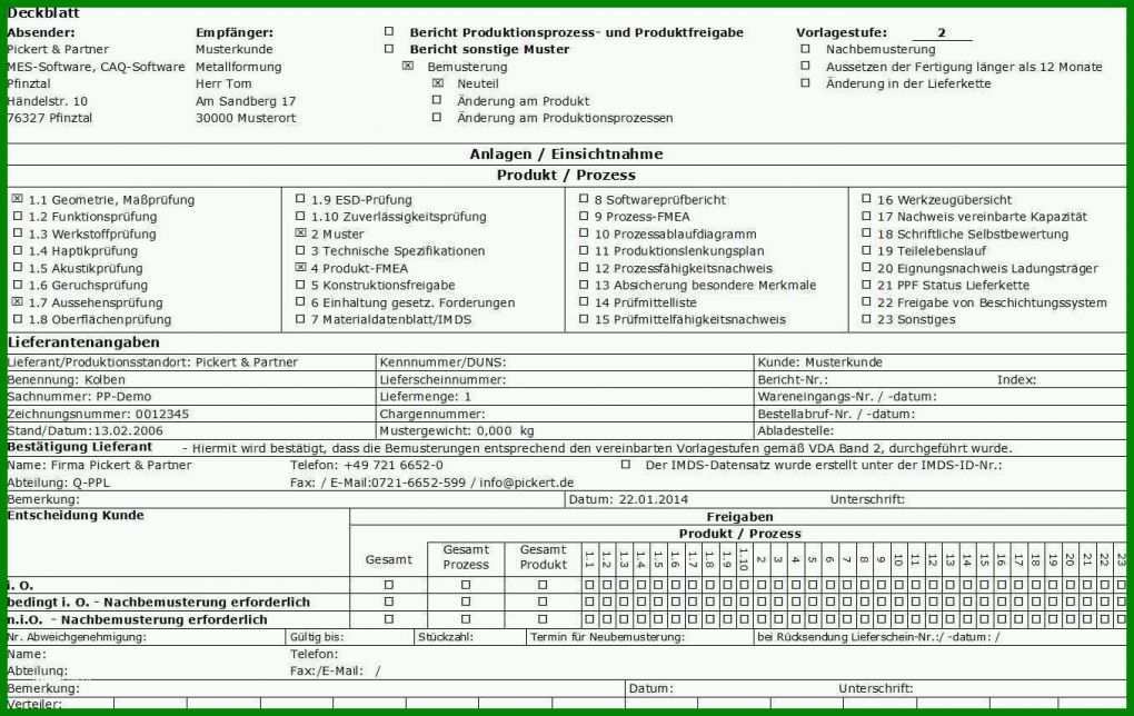 Hervorragen Kontrollplan Vorlage Excel 1356x856