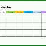 Empfohlen Stundenplan Vorlage Mit Uhrzeit 842x595