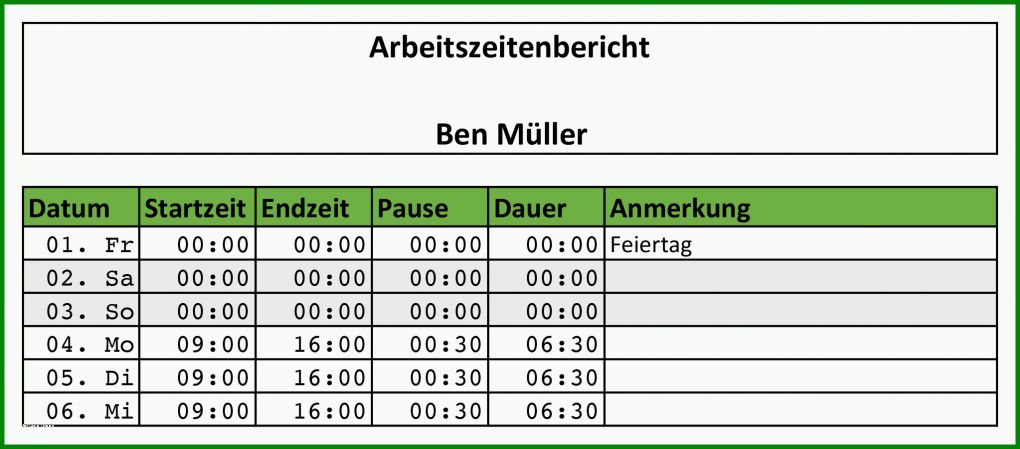 Schockieren Vorlage Excel Zeiterfassung 2046x901