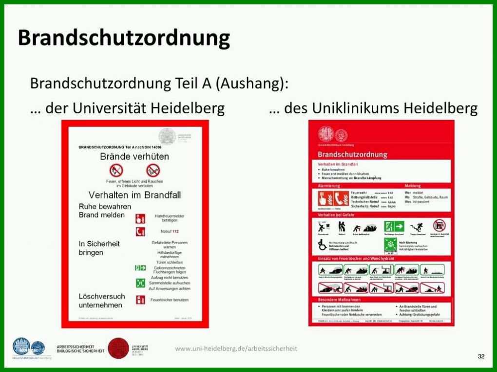 Unvergesslich Brandschutzordnung Teil A Vorlage 1024x768