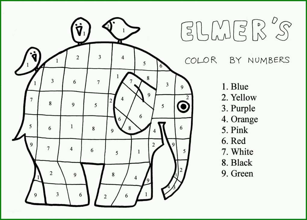 Beste Elmar Elefant Vorlage 1600x1146