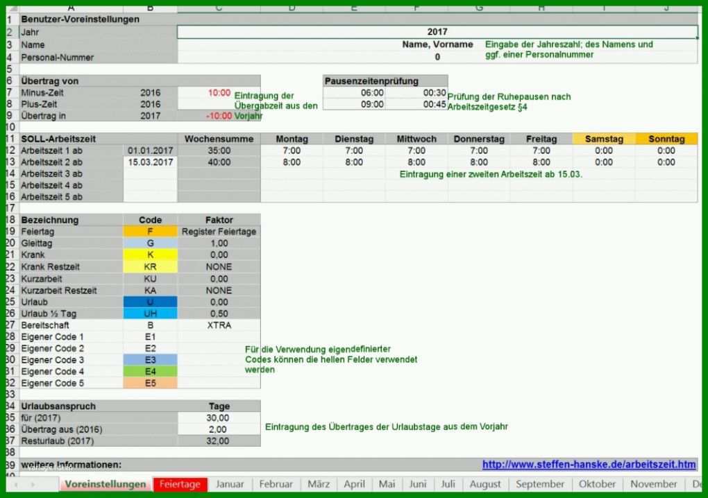 Überraschen Excel Arbeitsstunden Berechnen Vorlage 1061x747