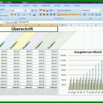 Toll Excel Vorlagen Kostenaufstellung 800x600